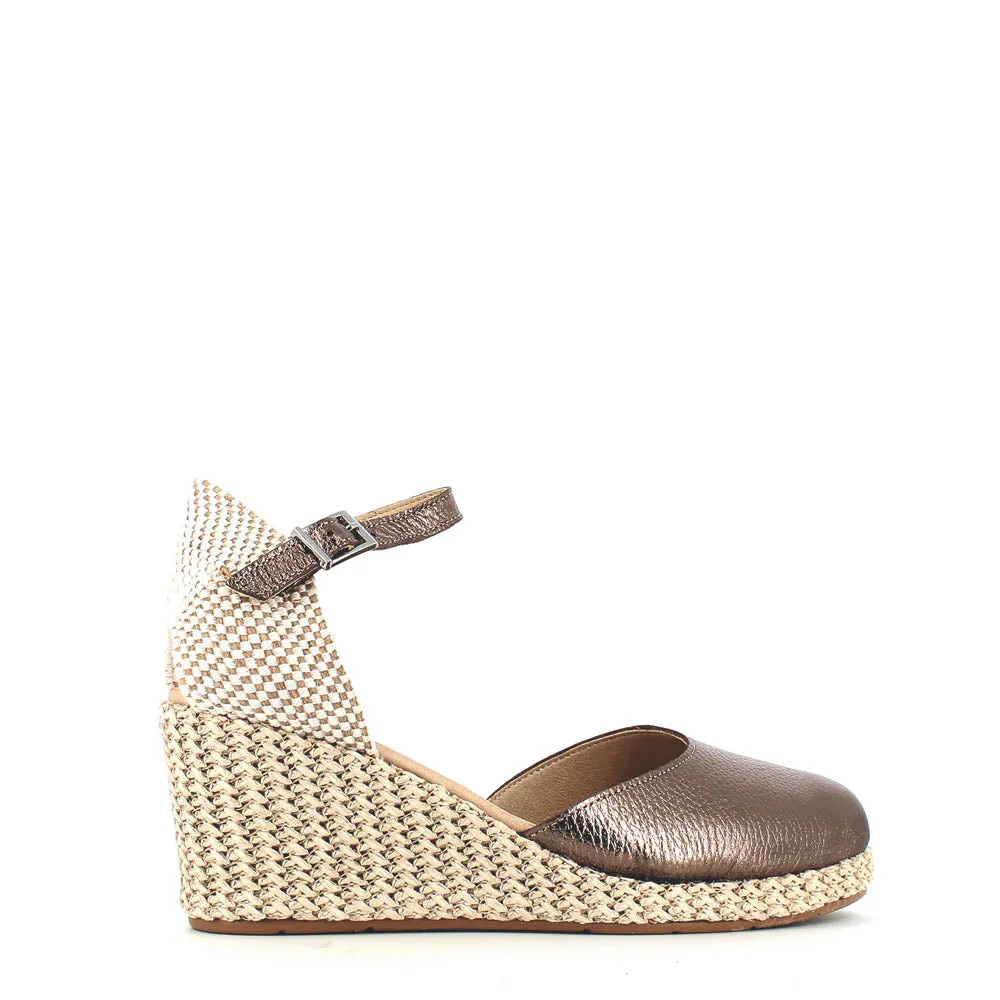 Pitillos Wedge Espadrille Pewter