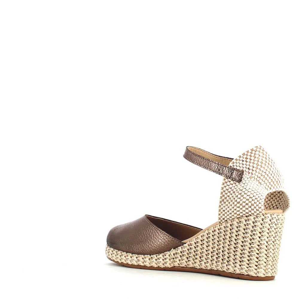 Pitillos Wedge Espadrille Pewter