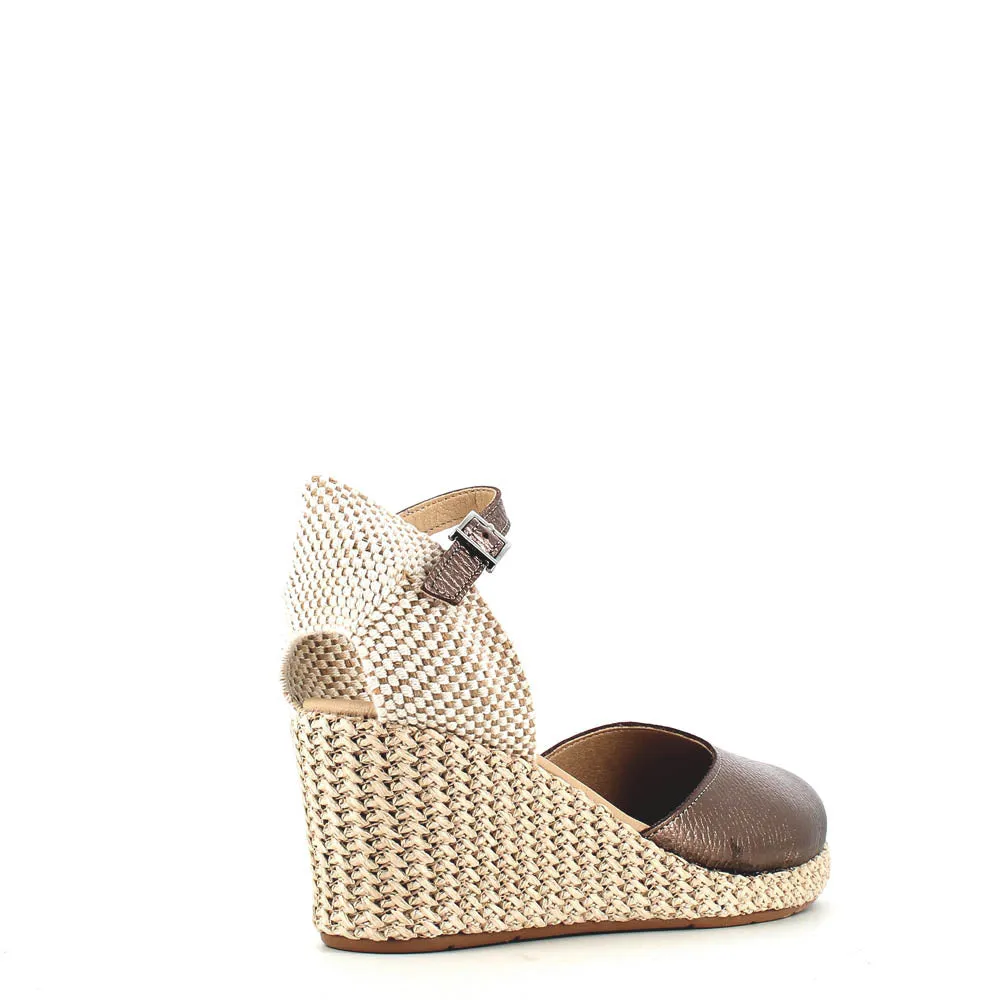 Pitillos Wedge Espadrille Pewter