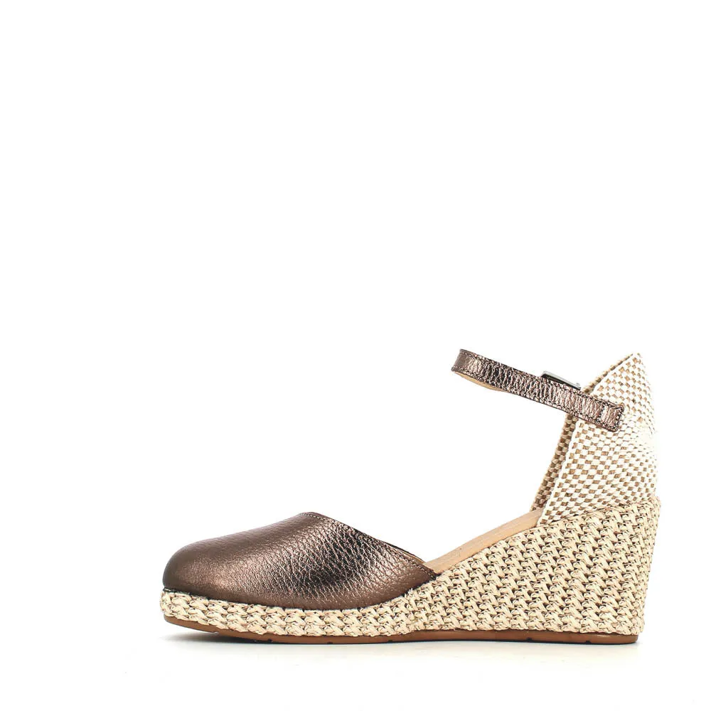 Pitillos Wedge Espadrille Pewter