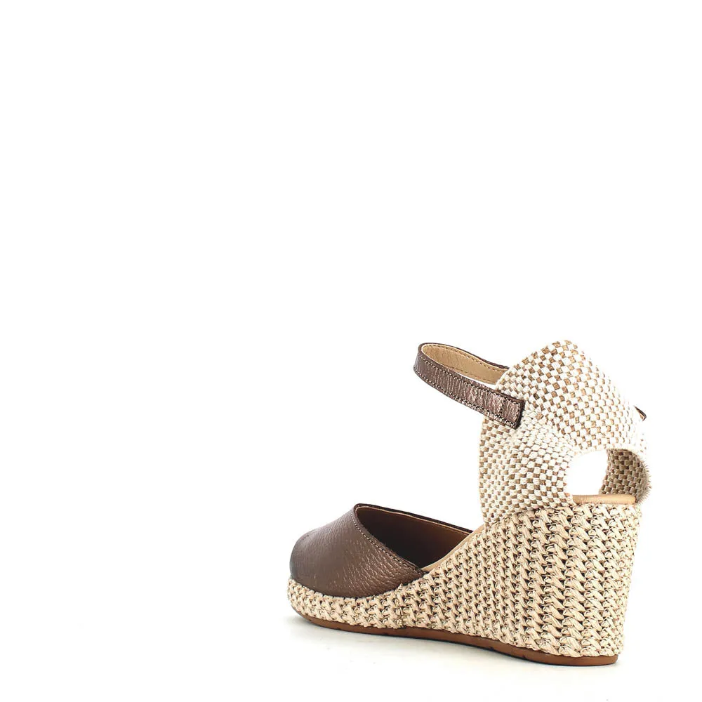 Pitillos Wedge Espadrille Pewter