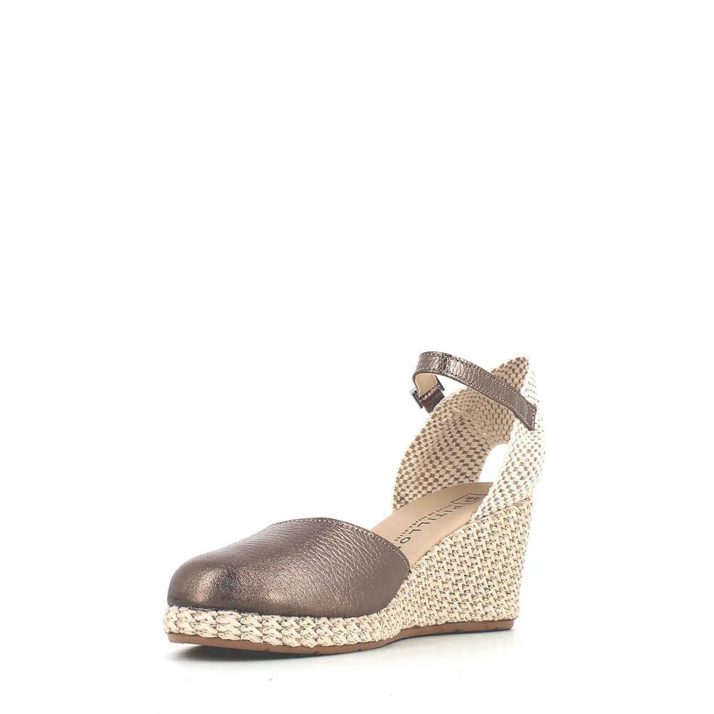 Pitillos Wedge Espadrille Pewter