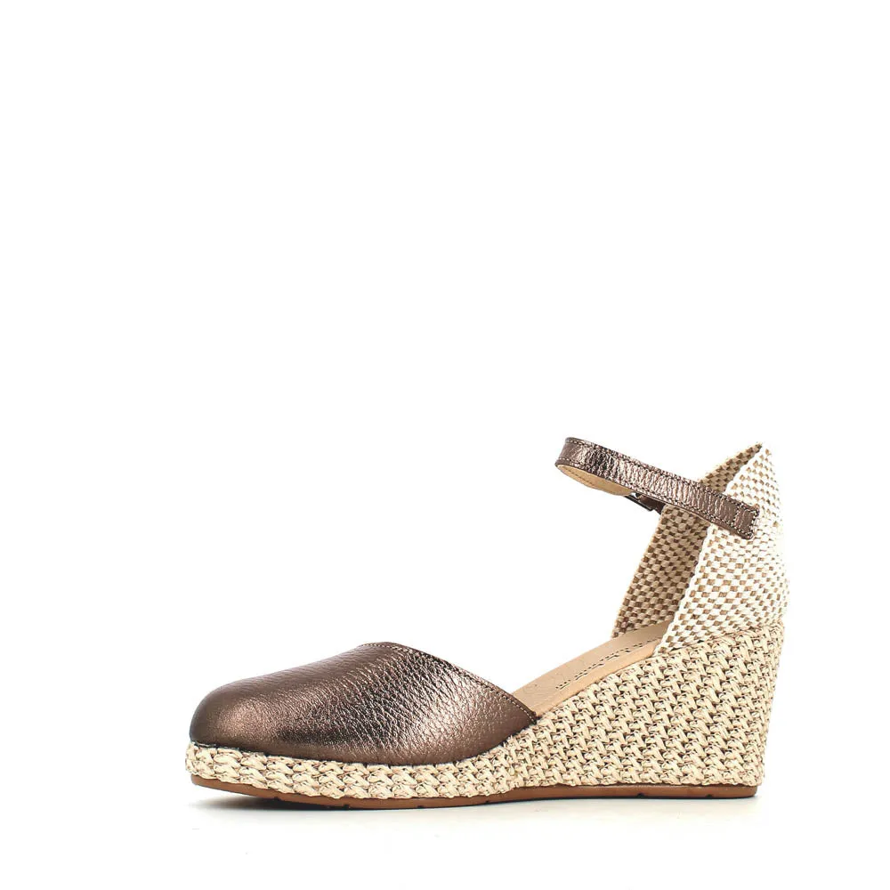 Pitillos Wedge Espadrille Pewter