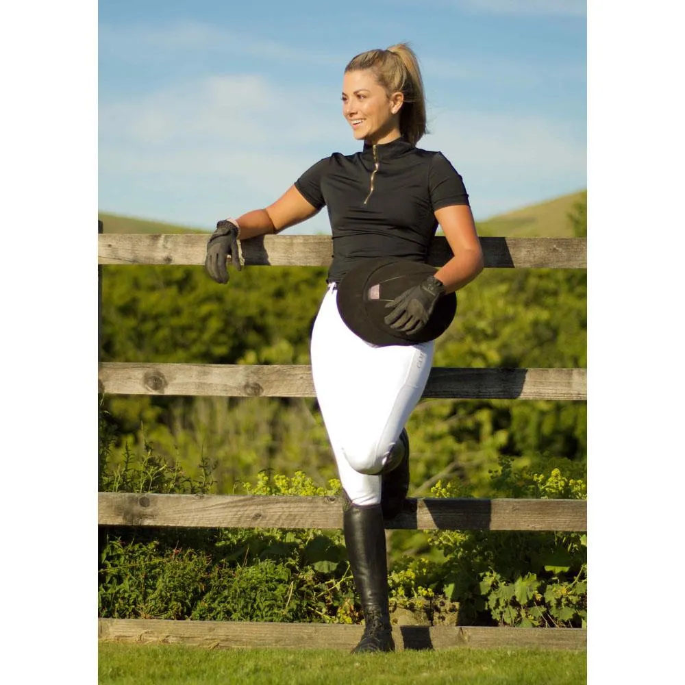 Premium Cameo Equine Performance Horse Rider Competition Shirt Breathable Fabric