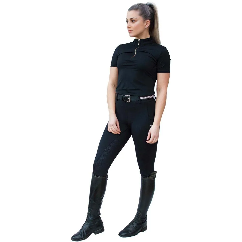 Premium Cameo Equine Performance Horse Rider Competition Shirt Breathable Fabric