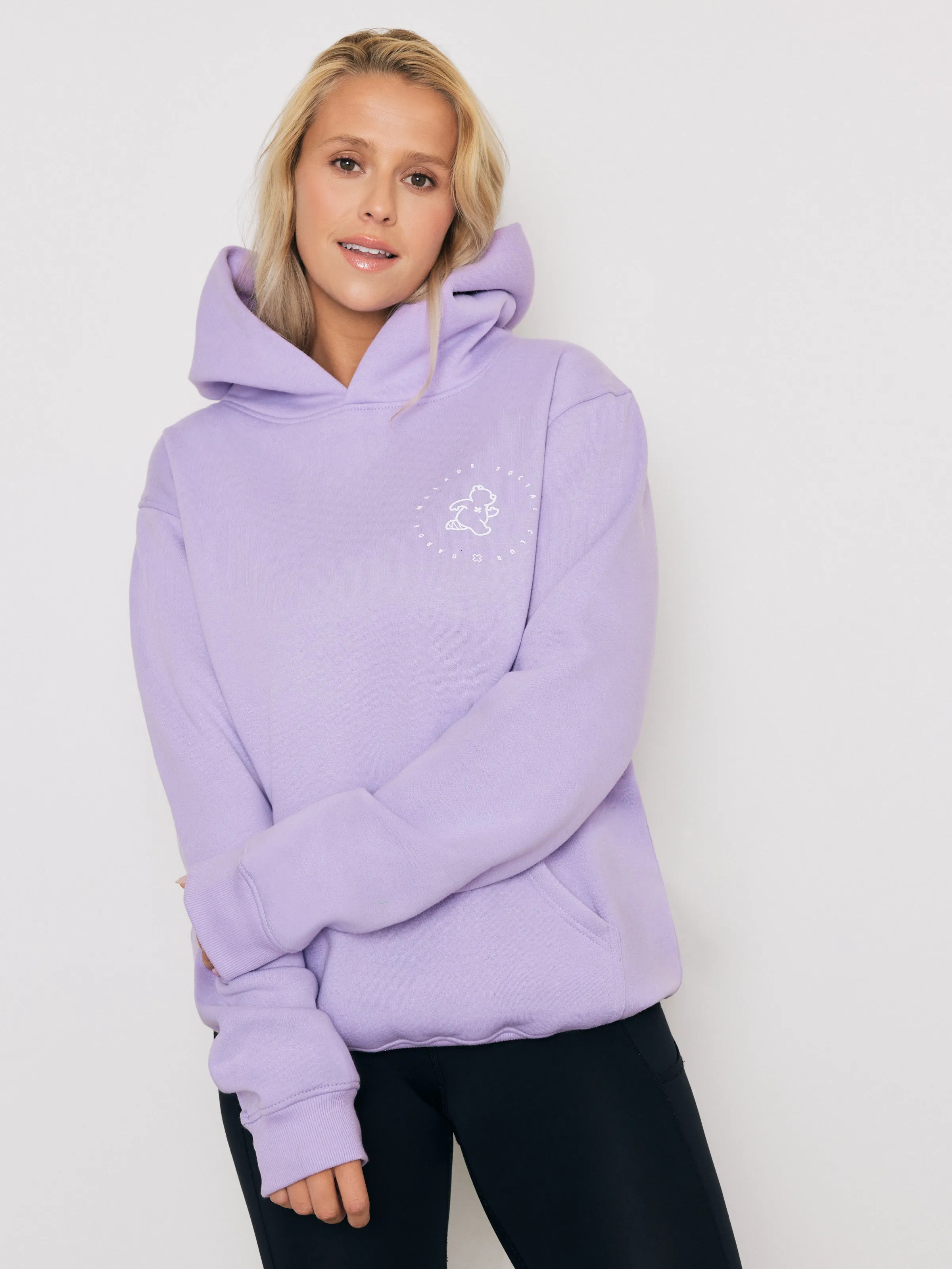 Premium Heavyweight Hoodie – Running Ted - Lavande