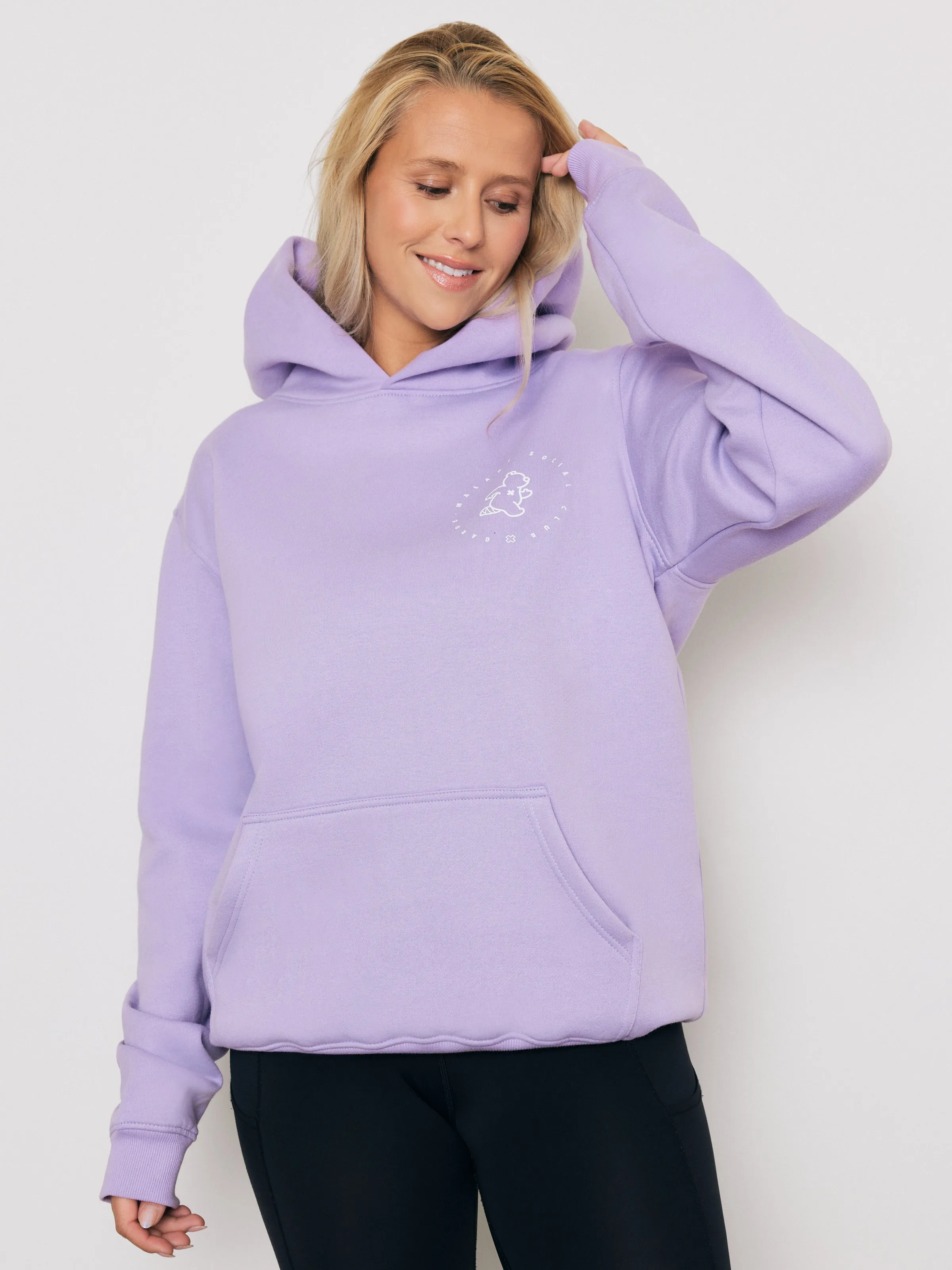 Premium Heavyweight Hoodie – Running Ted - Lavande