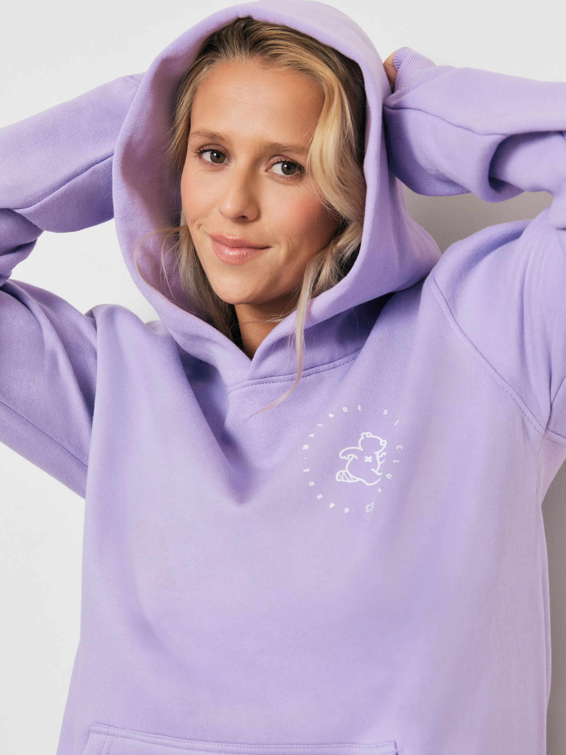 Premium Heavyweight Hoodie – Running Ted - Lavande