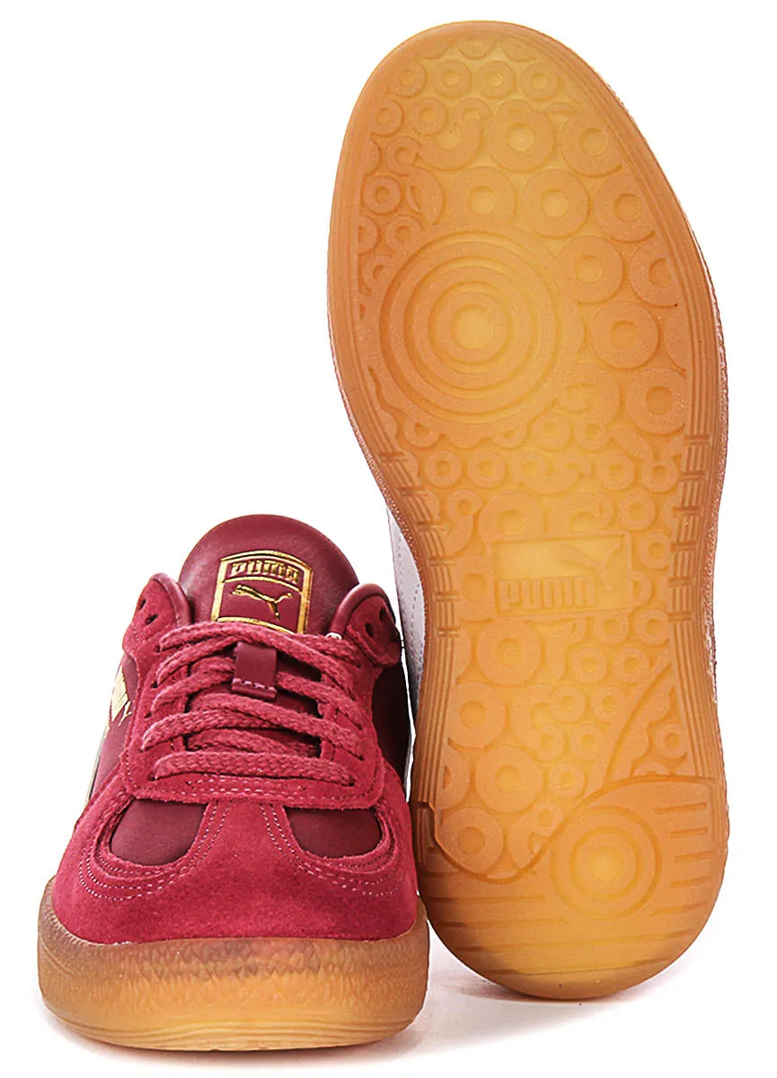 Puma Palermo Moda Tongue In Burgundy For Women