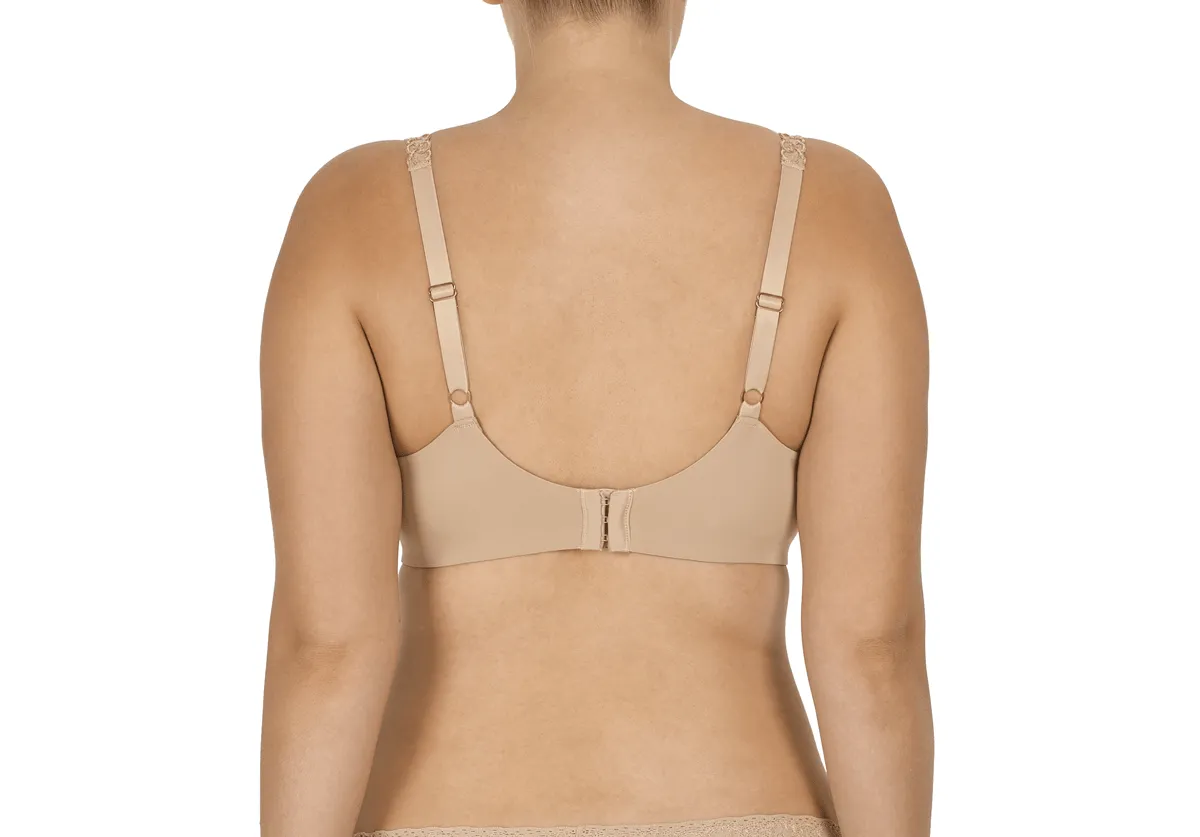 Pure Luxe Custom Coverage Contour Bra - Cafe