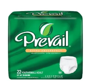 PV-511 PT# PV-511- Brief Incontinence Prevail Breathable Pull On Sm 20-34' 4X22/Ca by, First Quality Products