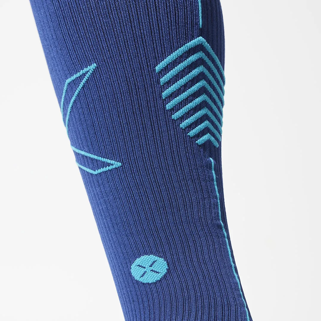 Running Socks Men | Dark Blue / Bright Blue