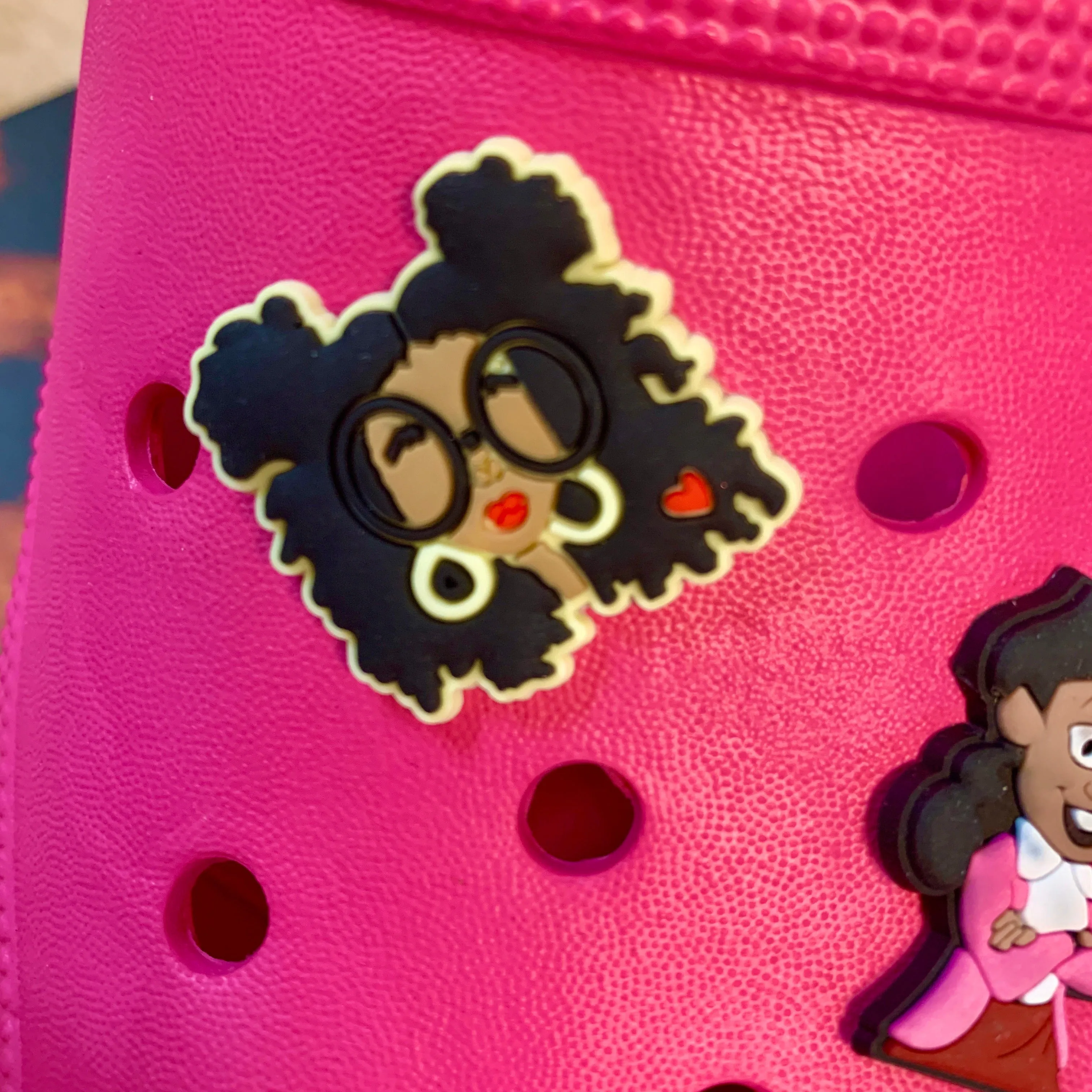 SHOE CHARMS - BIG GLASSES