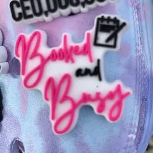 SHOE CHARMS - BOOKED AND BUSY