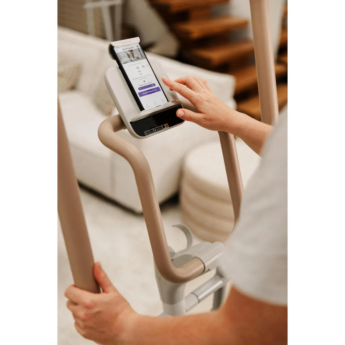 Smart Cross Trainer White - Elliptical 100 Series