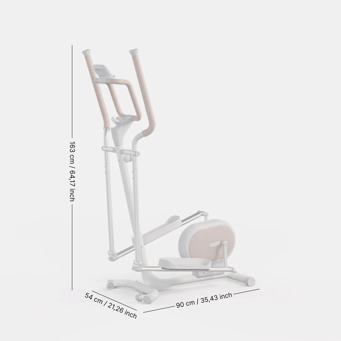 Smart Cross Trainer White - Elliptical 100 Series