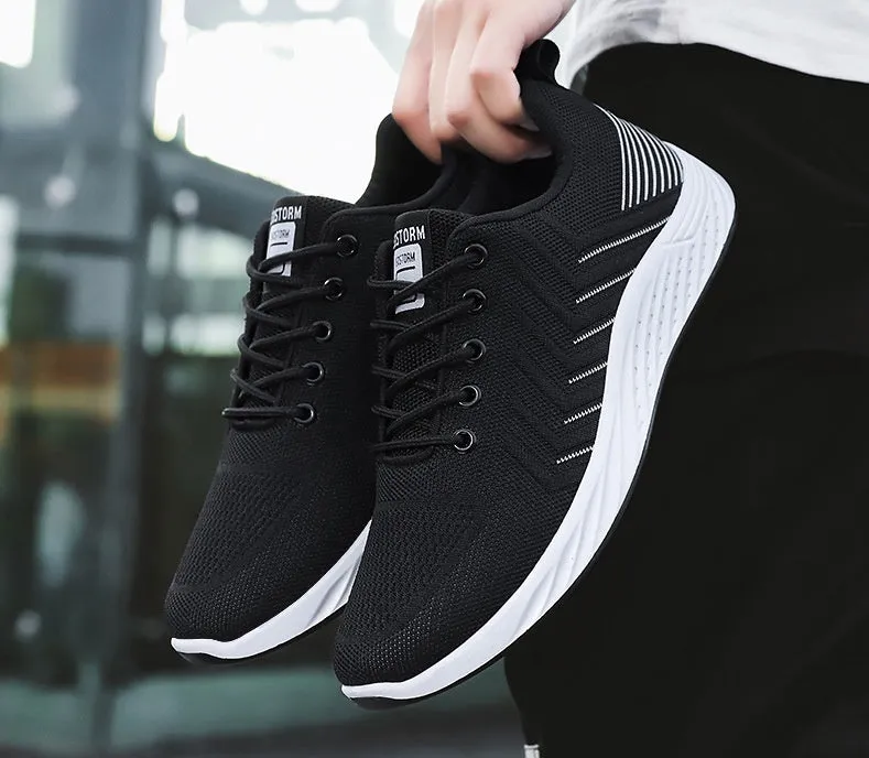 Soft and Casual Non-Slip Running Sneakers with Stylish Stitching