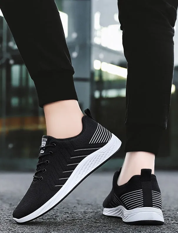 Soft and Casual Non-Slip Running Sneakers with Stylish Stitching