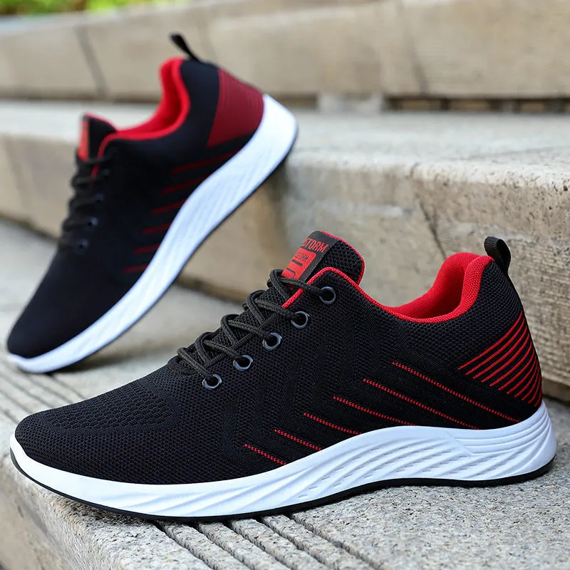 Soft and Casual Non-Slip Running Sneakers with Stylish Stitching