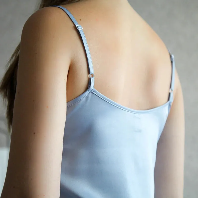 Spaghetti Straps V-Neck Backless Long Dress for Women