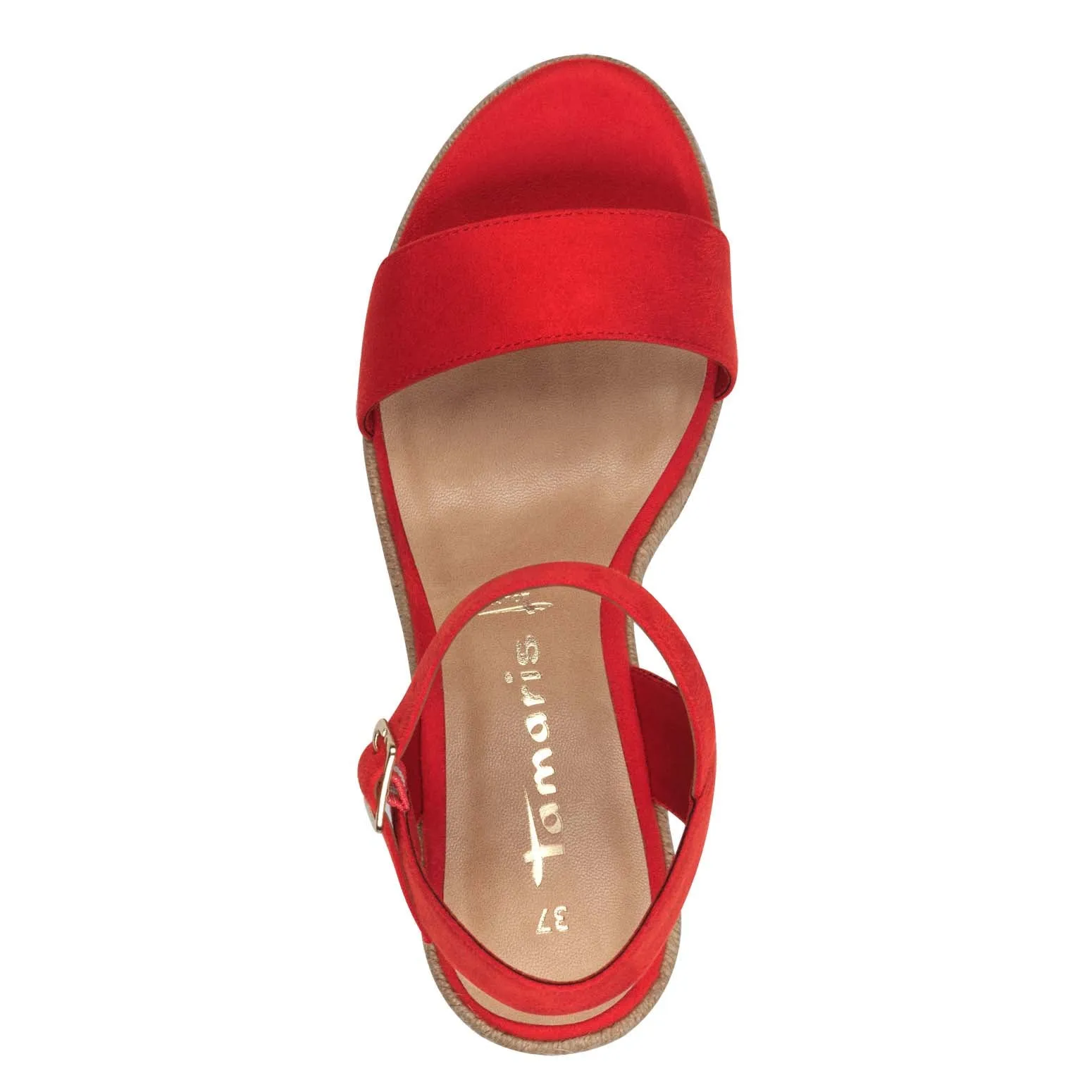 Tamaris Wedge Sandal Red