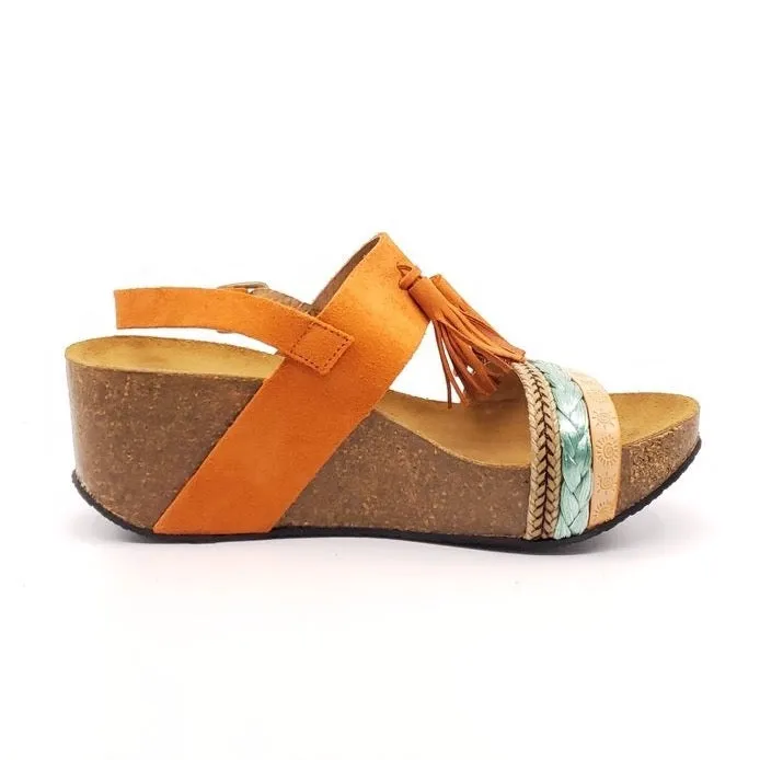 Tassel Wedge - Mandarina