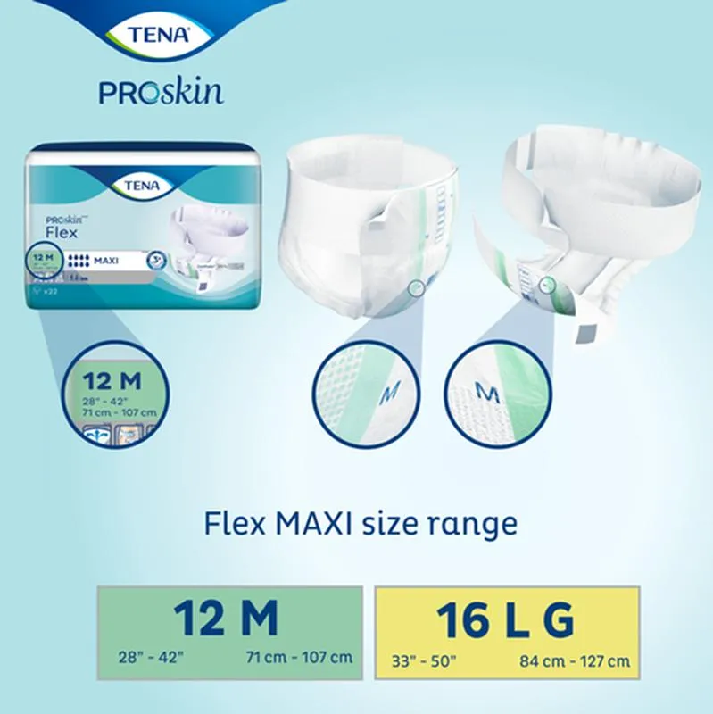 TENA® ProSkin™ Flex Maxi Brief, Maximum Absorbency, Size 16/Large