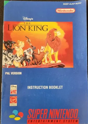 The Lion King manual (NUKV)