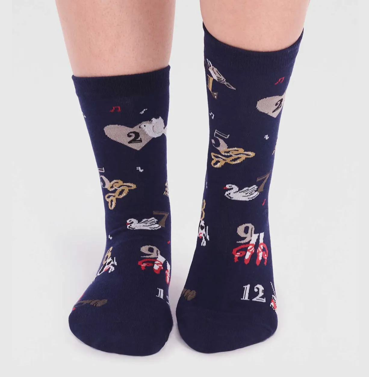 Thought Carole Christmas Socks Box of 4