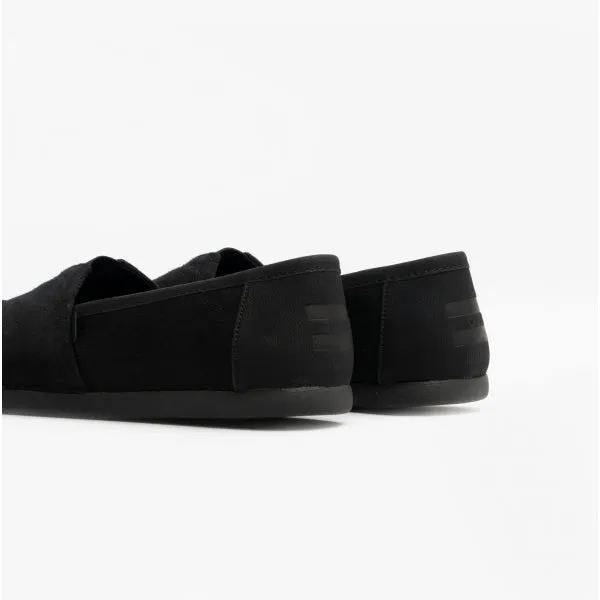 TOMS ALPARGATA Mens Cotton Espadrille Black