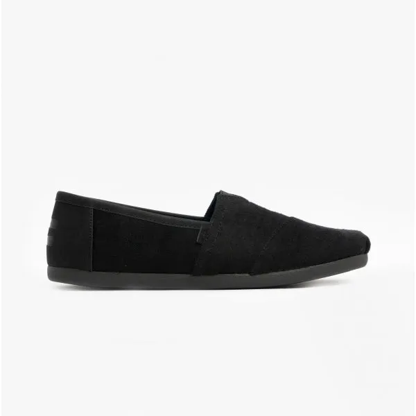 TOMS ALPARGATA Mens Cotton Espadrille Black