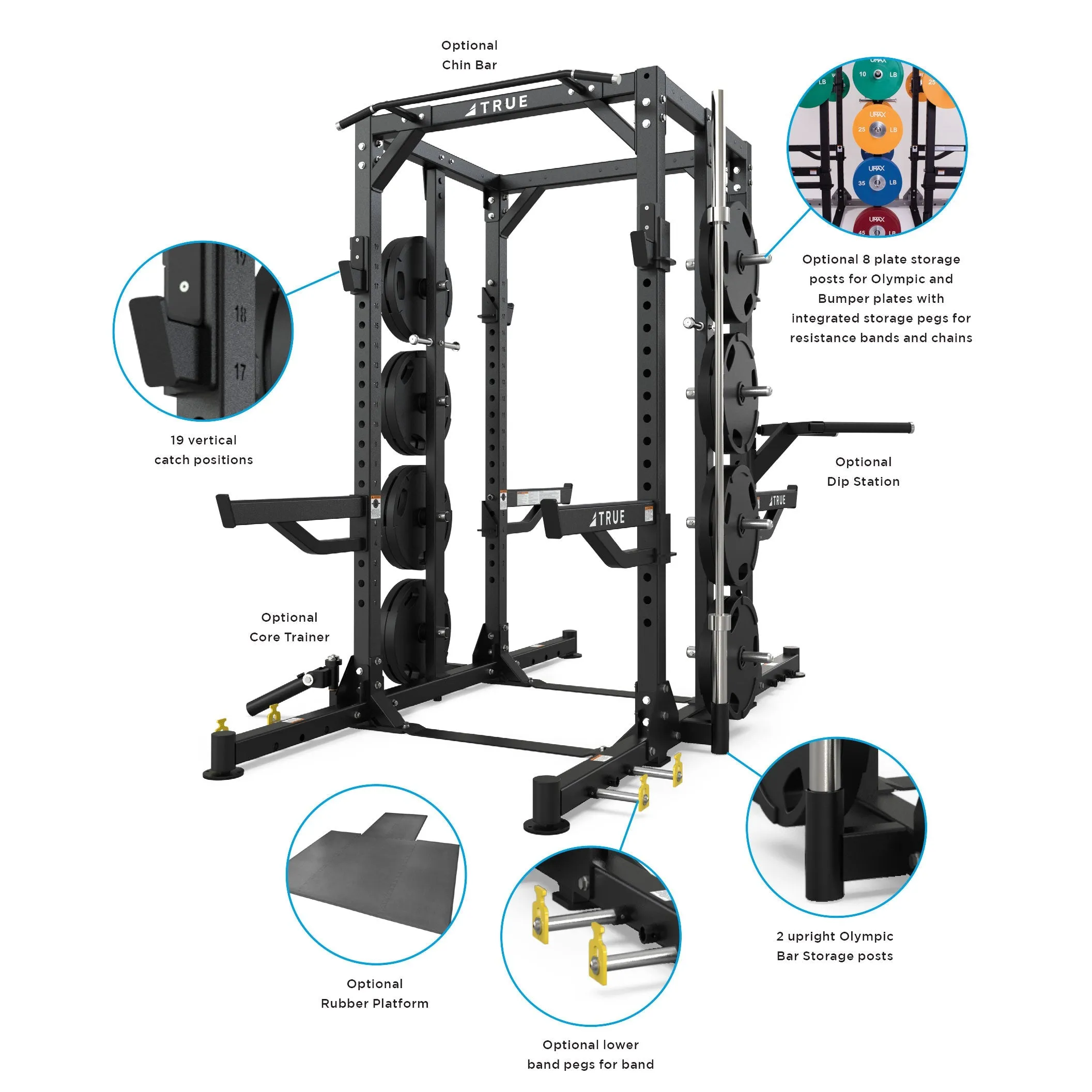True XFW-8300 Dual Sided Weight Rack