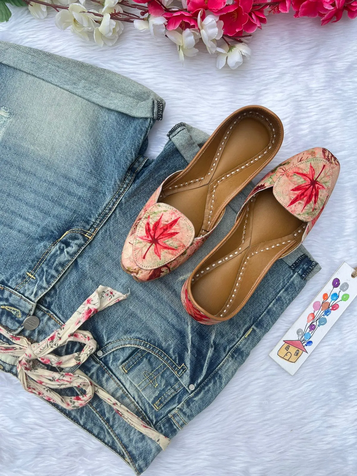 VINTAGE PRINT LOAFERS