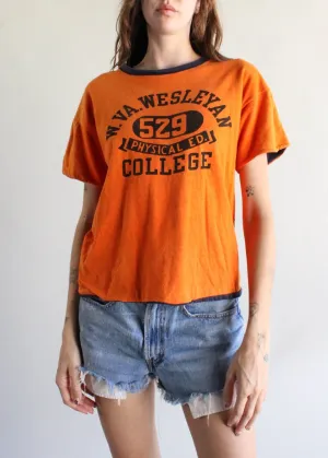Vintage Wesleyan College Tee T1233