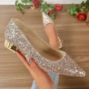 VougeVamp Women's Candy Color Bridal Shoes – Stylish & Comfortable Flat Shoes for Spring, Summer & Autumn