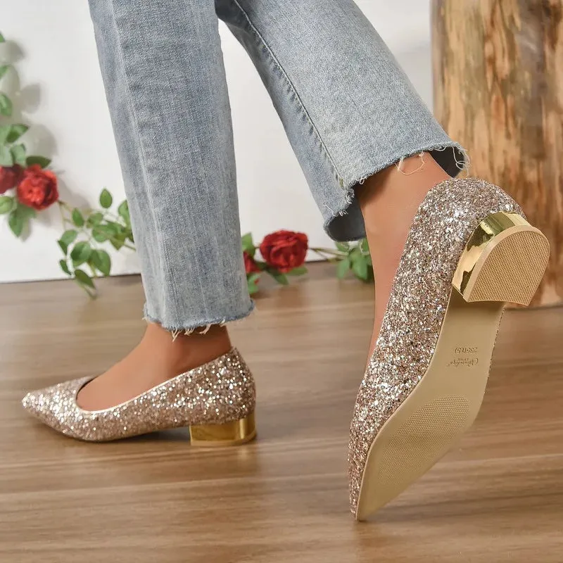 VougeVamp Women's Candy Color Bridal Shoes – Stylish & Comfortable Flat Shoes for Spring, Summer & Autumn