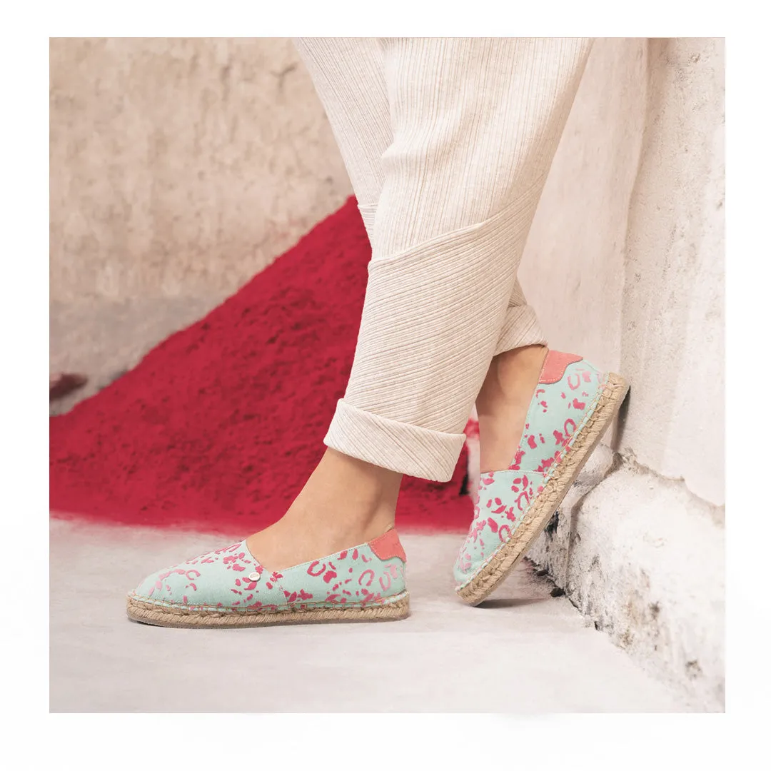 WATERCOLOR | MINT LEOPARD