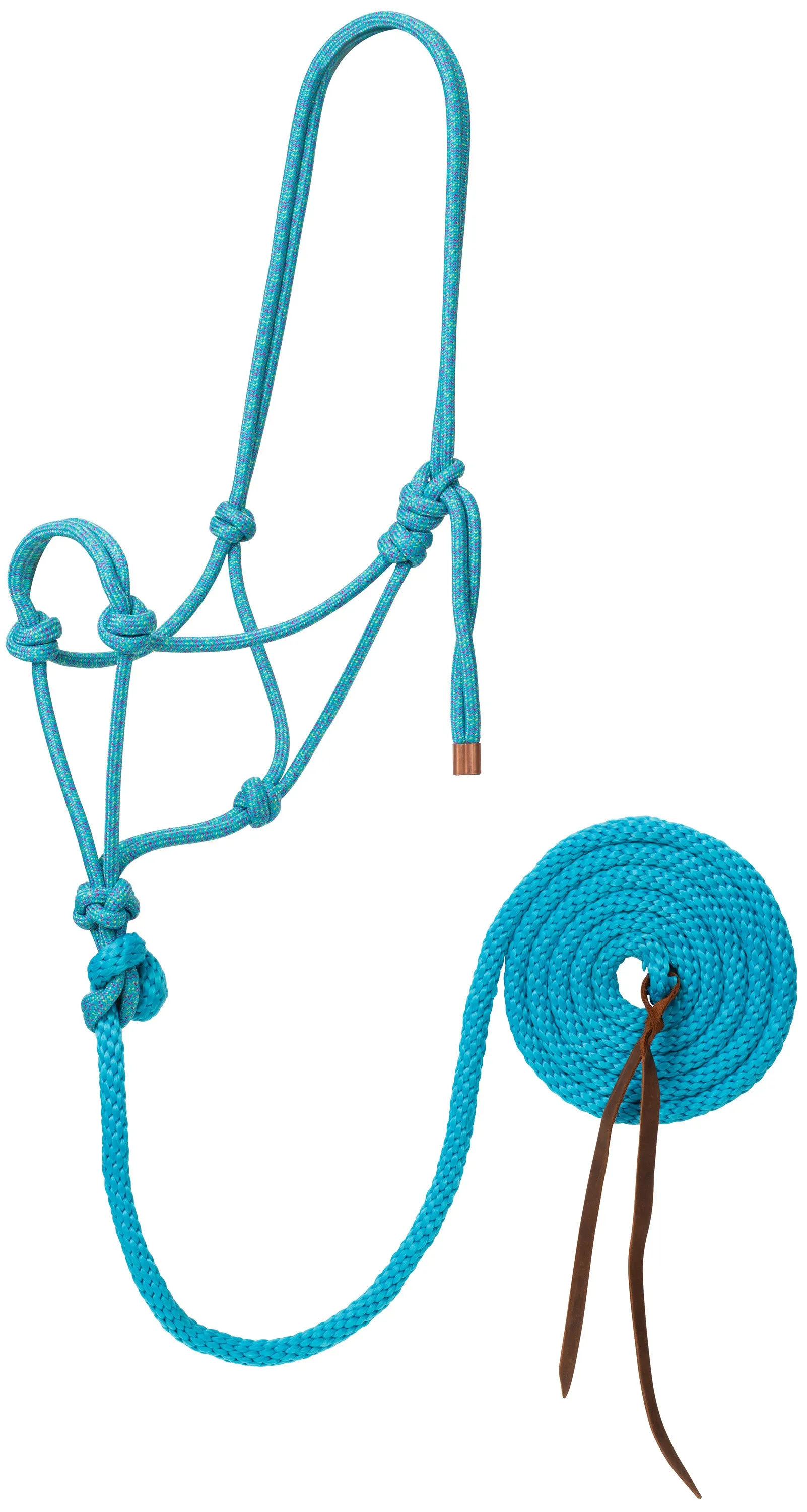 Weaver Diamond Braid Rope Halter and Lead (Multiple Color Options)