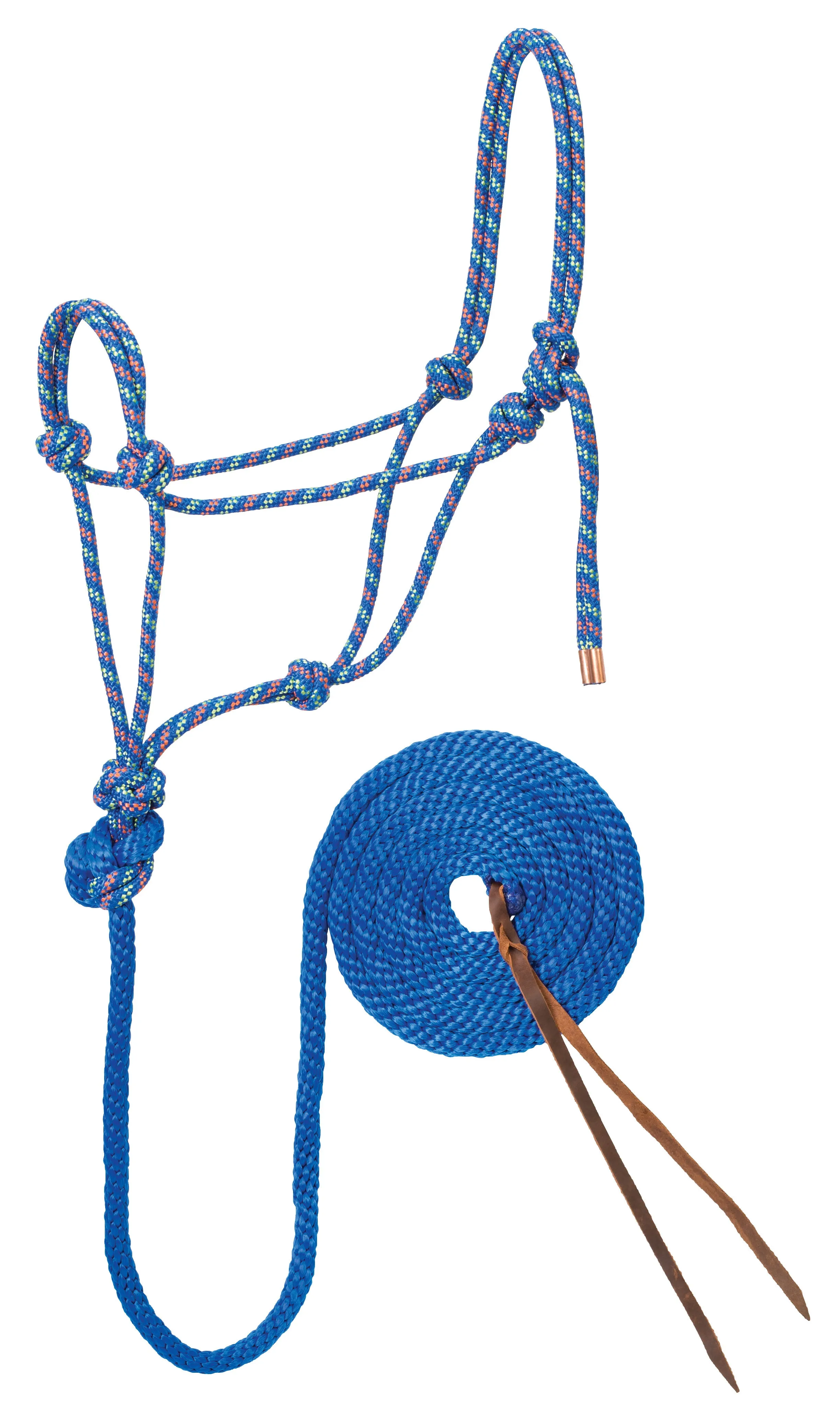 Weaver Diamond Braid Rope Halter and Lead (Multiple Color Options)