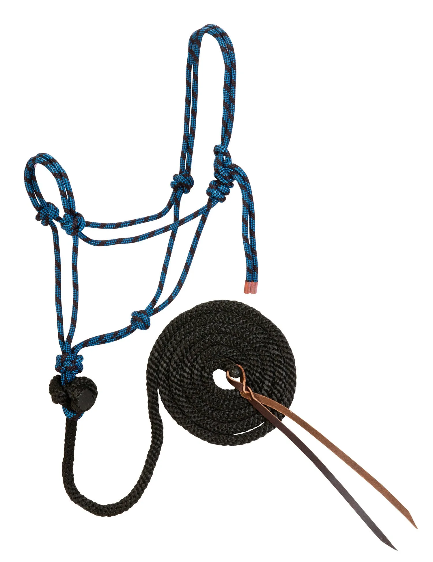 Weaver Diamond Braid Rope Halter and Lead (Multiple Color Options)
