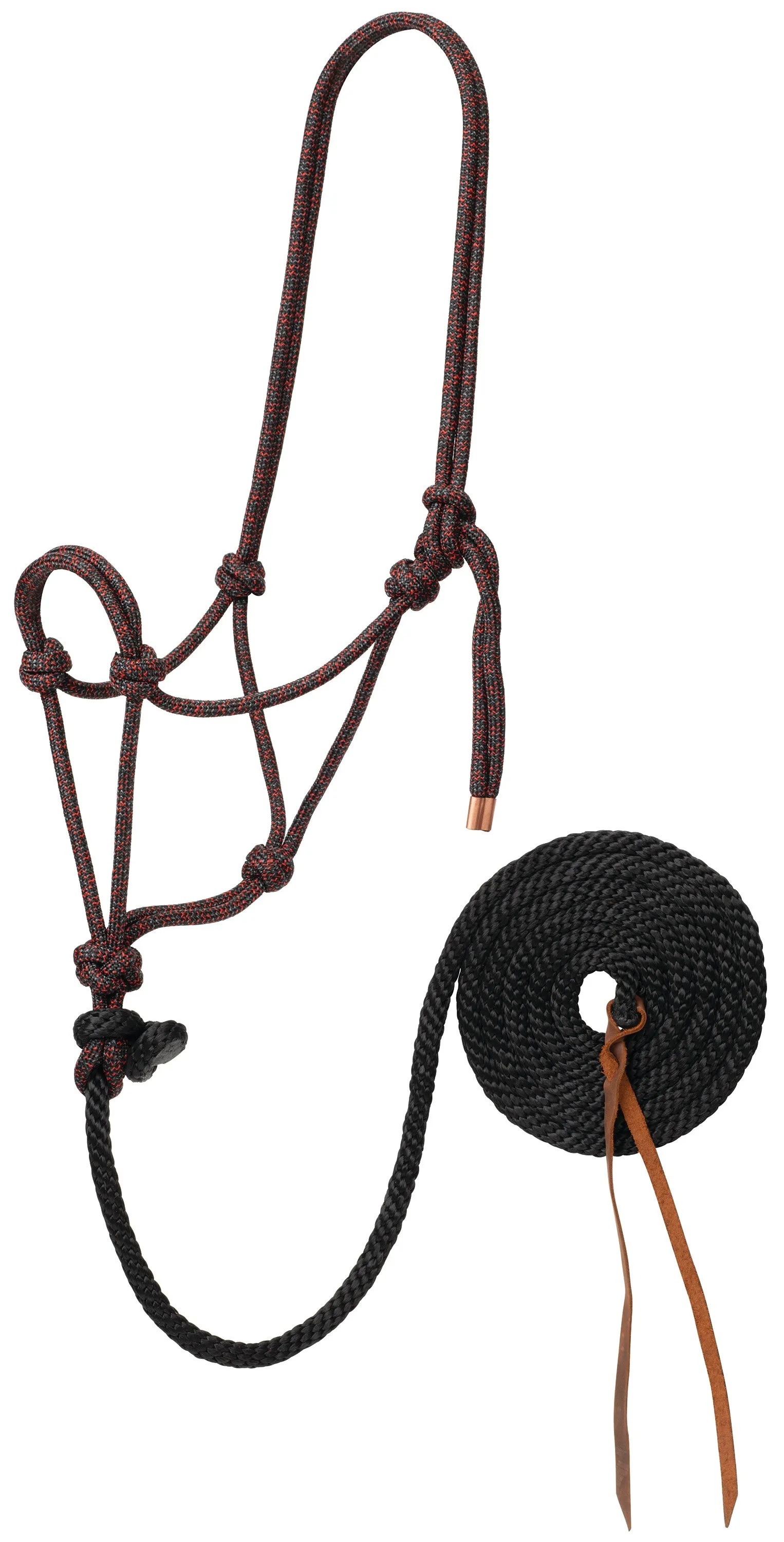 Weaver Diamond Braid Rope Halter and Lead (Multiple Color Options)