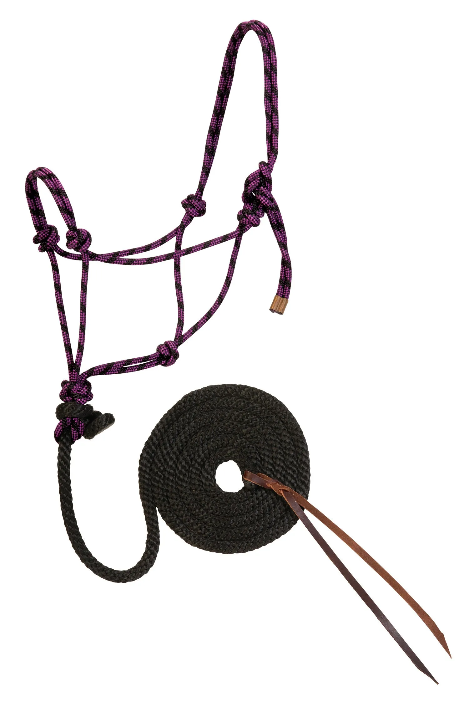 Weaver Diamond Braid Rope Halter and Lead (Multiple Color Options)