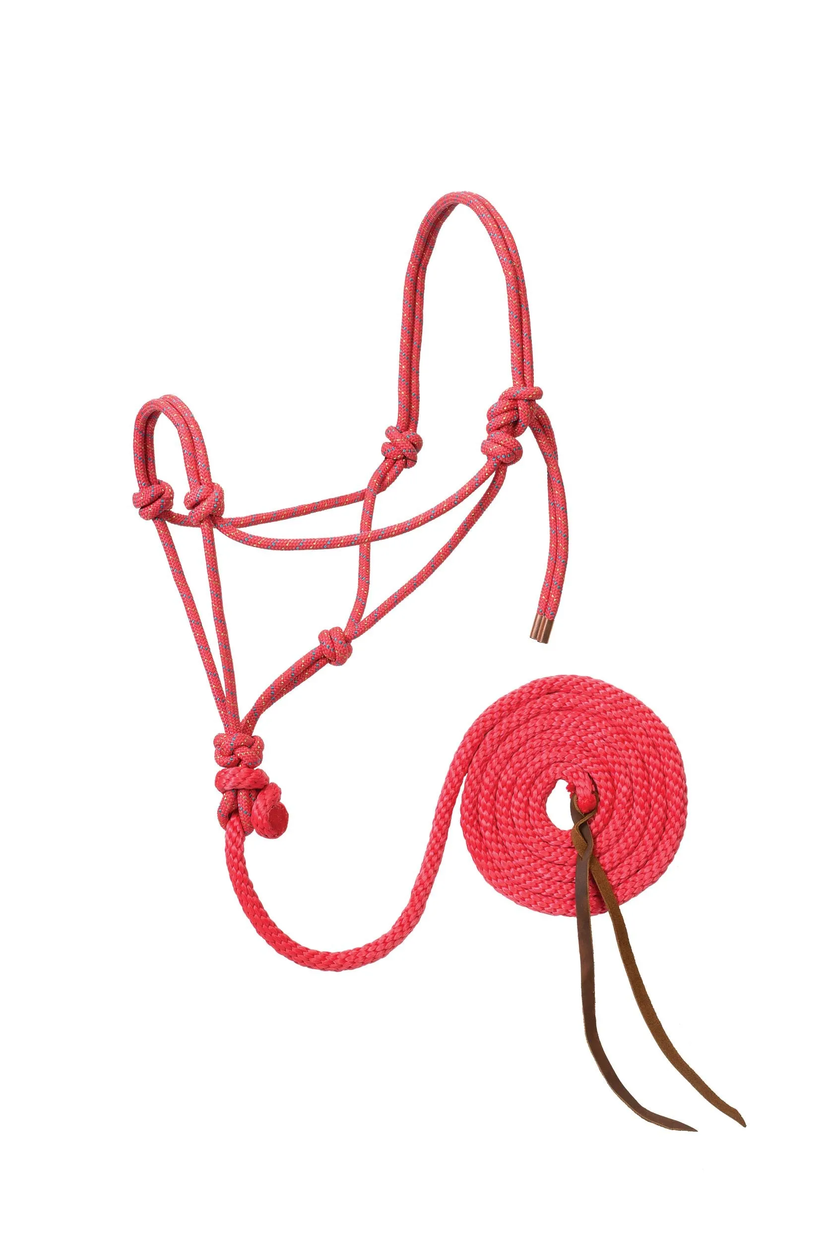 Weaver Diamond Braid Rope Halter and Lead (Multiple Color Options)