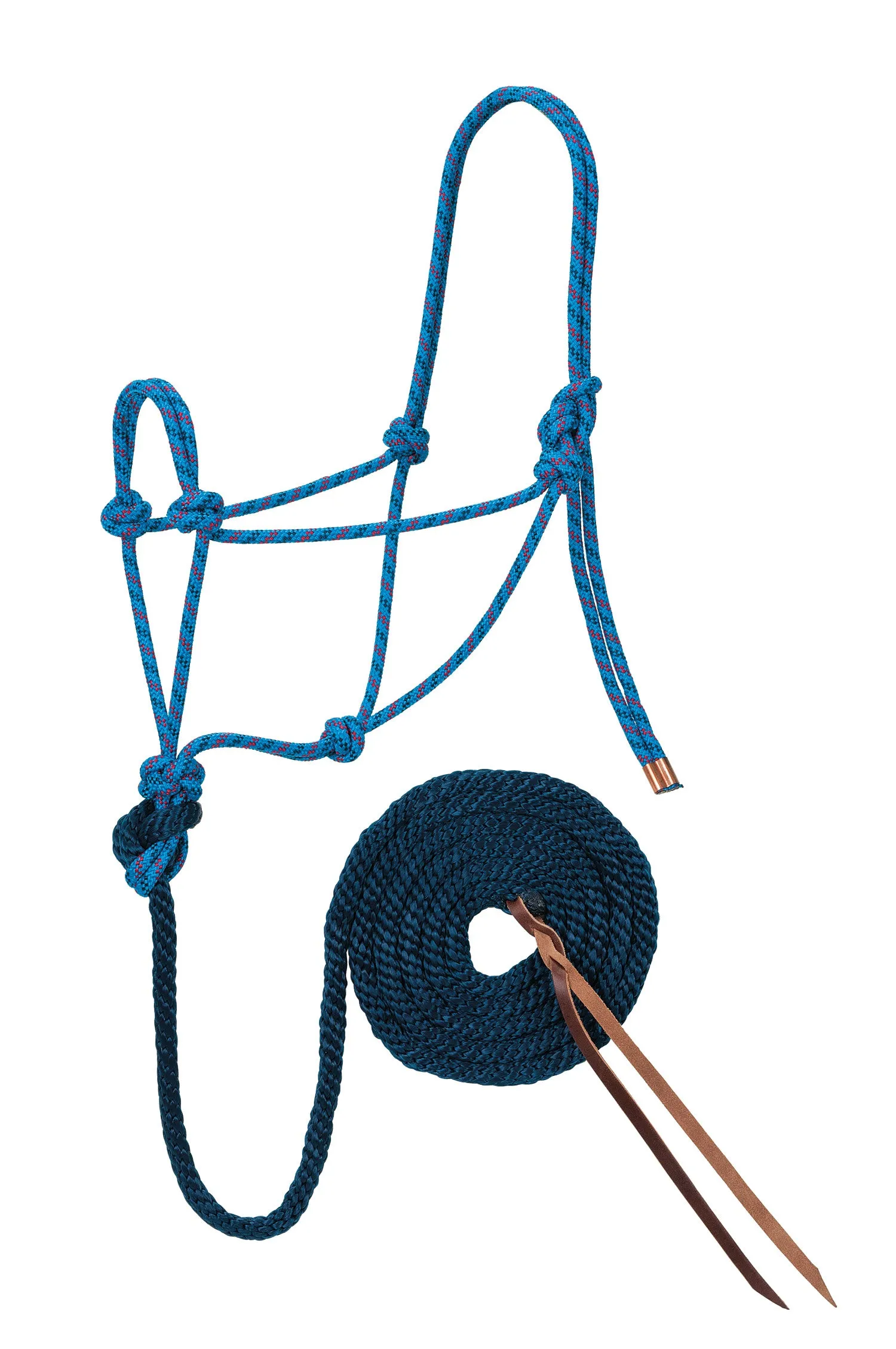 Weaver Diamond Braid Rope Halter and Lead (Multiple Color Options)