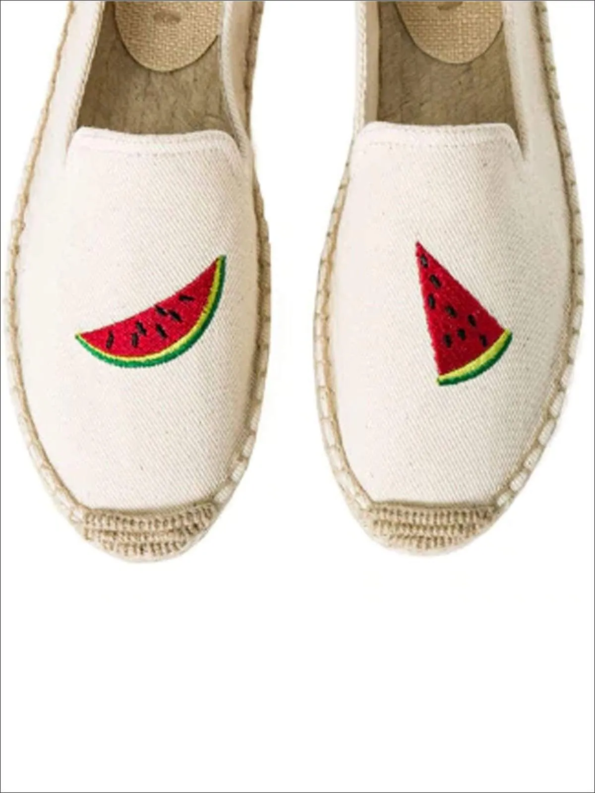 Women's Embroidered Espadrille Loafers (Multi Color Options) By Liv and Mia
