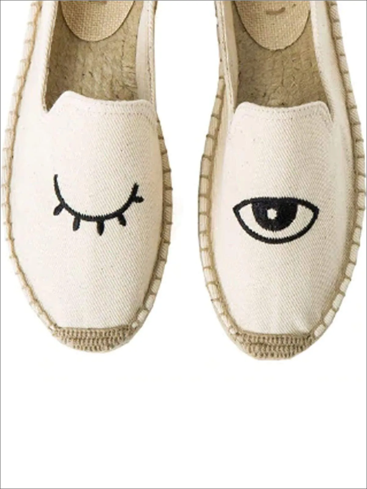 Women's Embroidered Espadrille Loafers (Multi Color Options) By Liv and Mia
