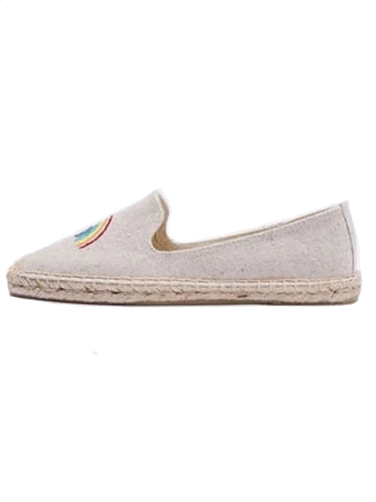 Women's Embroidered Espadrille Loafers (Multi Color Options) By Liv and Mia