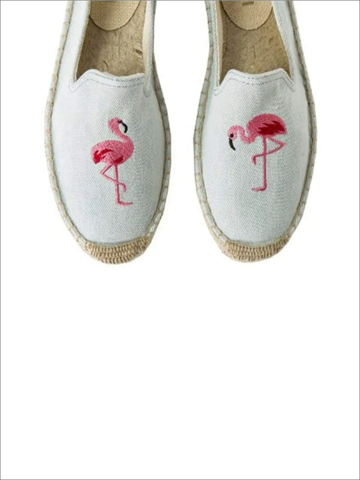 Women's Embroidered Espadrille Loafers (Multi Color Options) By Liv and Mia