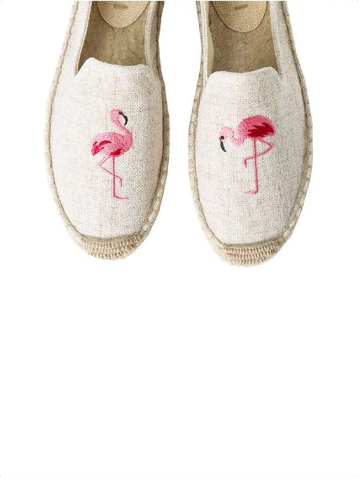 Women's Embroidered Espadrille Loafers (Multi Color Options) By Liv and Mia