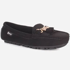 Womens "ISSA" Flat Comfy Slide In Moccasins